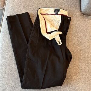 J Crew Factory black pleated khakis